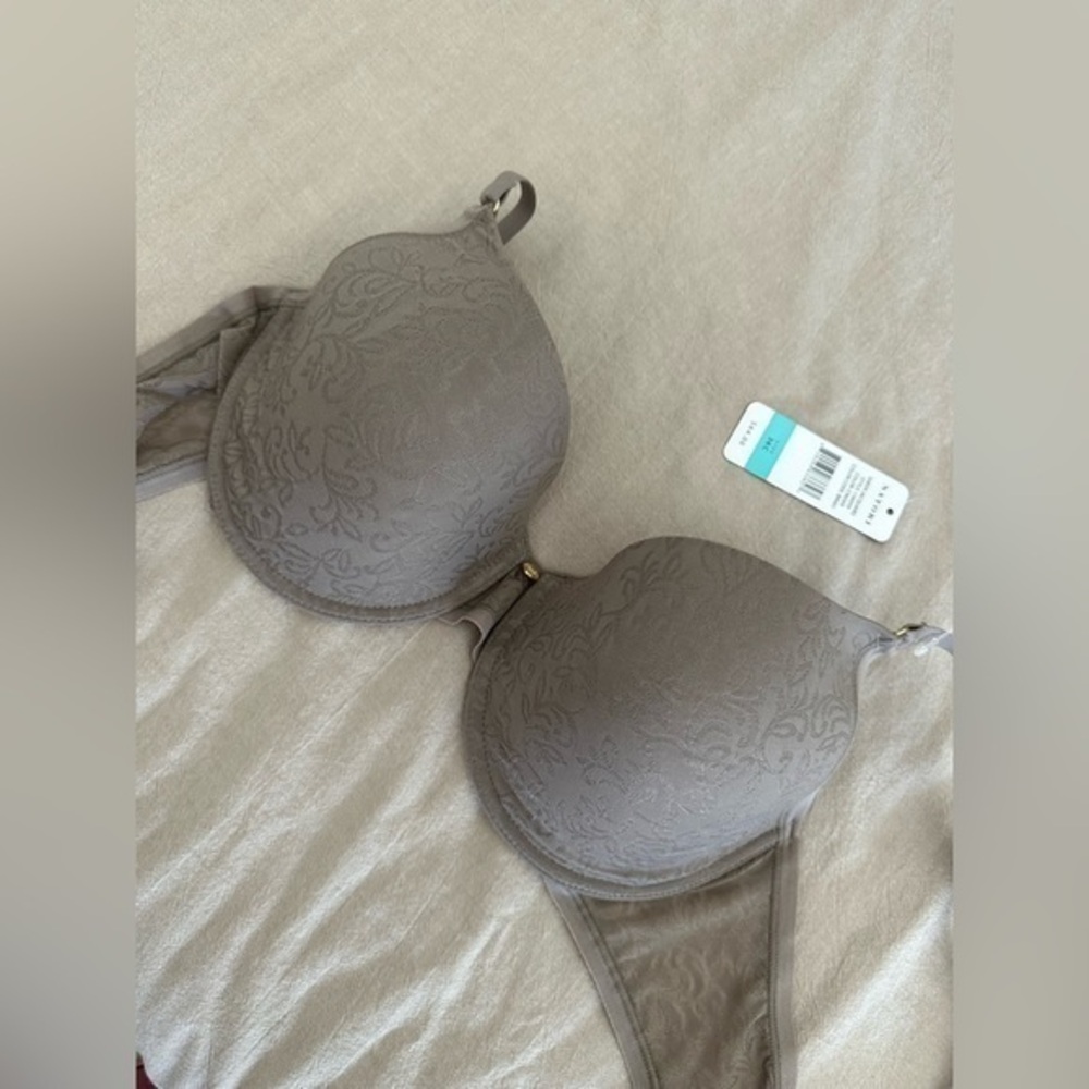 NWT Natori Sheer Jacquard underwire luxury bra 36 C